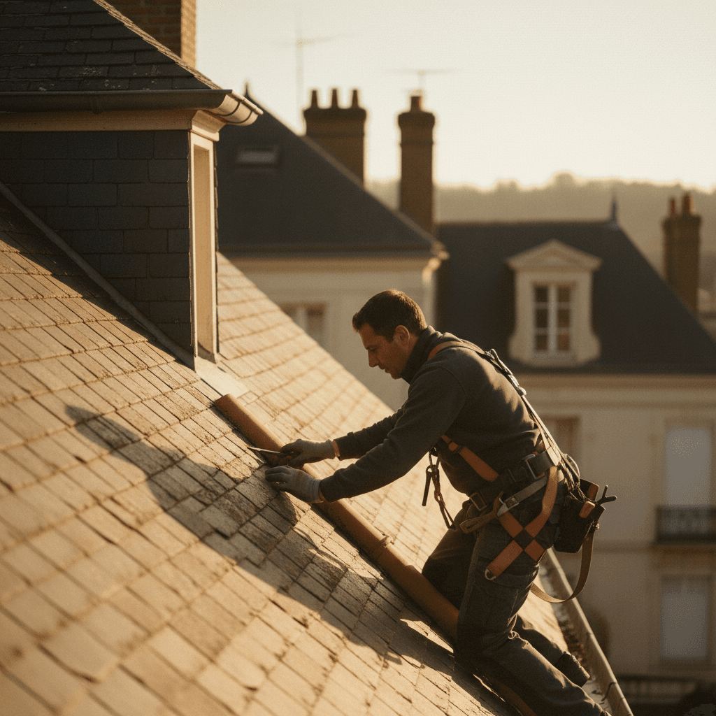 Inspection professionnelle de gouttières