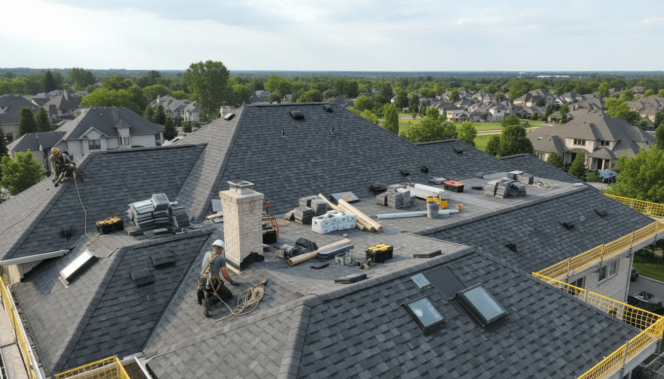 Toiture restaurée et protégée par traitement hydrofuge professionnel